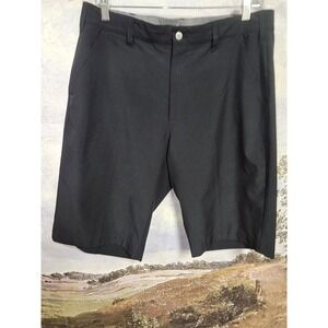 Tgw Performance Golf Shorts Size 32 Men's Flat Front Black